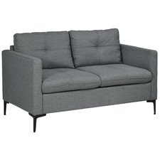 HOMCOM Modern Loveseat Sofa