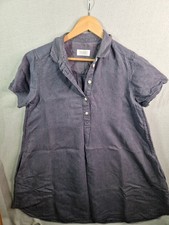 Toast Linen Swingy Dress Blue