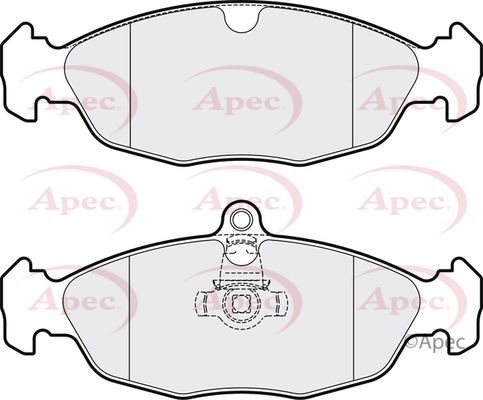 Apec rear brake pad - apec,