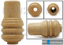 1 x Large Wooden Ridged Cord