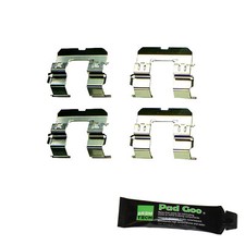 Rear brake pad fitting - pad,