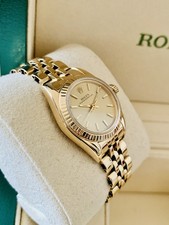 LADIES 18CT GOLD ROLEX OYSTER