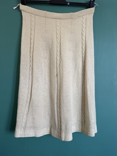 Vintage bargello knitted skirt - bargello,