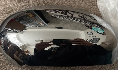 Nissan chrome mirror cap - n/s,