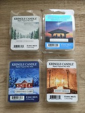 Kringle Candle Wax Melts Set of 4 Winter/Christmas Scents! Brand New!??⛄❄️