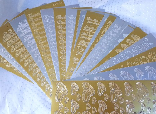 Peel off stickers wedding - peel,
