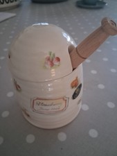 Aynsley Edwardian Kitchen Garden Honey Pot And Dribbler
