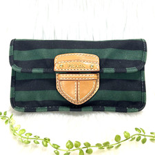 PRADA Clutch Bag Green / Black