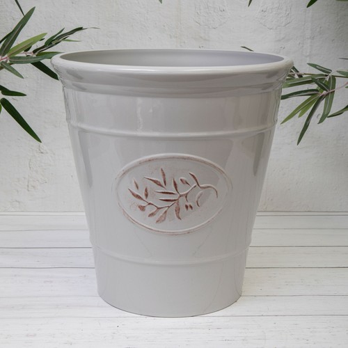 Large off white glazed - off,