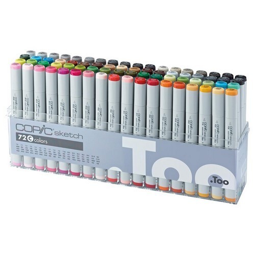 Copic sketch piece set - 72,