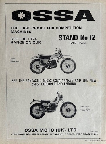 Ossa 250 phantom trial - 250,
