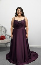  Sonsie Veromia aubergine wedding dress UK30 SONSIE 92019 - check measurements