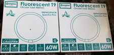 2 x Crompton T9 60W 240V Circular Round Fluorescent Tube 4000mm Warm White