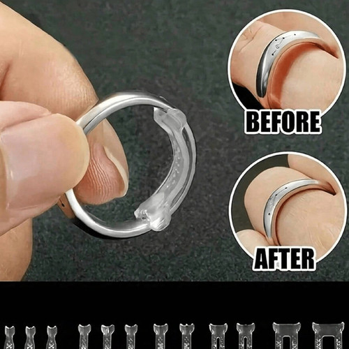 12pcs silicone ring size - 12pcs,