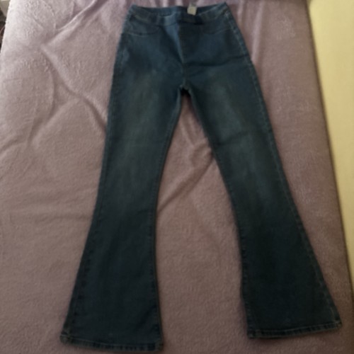 Blue denim jeans - denim,