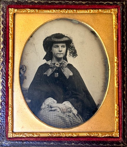 Ambrotype portrait a woman - portrait, of