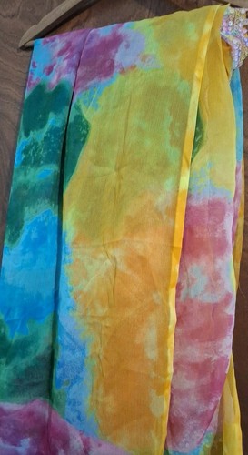 Indian saree without blouse - without,