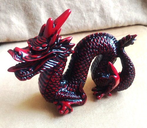 Chinese red dragon shoushan - chinese,