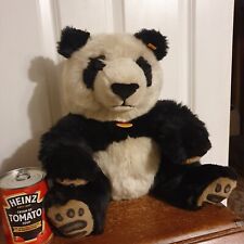 Steiff 2005 Large "Manschli" Panda Bear Sitting 35cm EAN064821 With Button &Tags