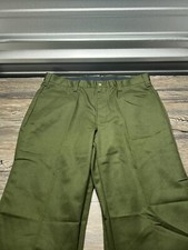 Vintage FSS Firefighter Olive Green Cargo Pants Size 40x30 Fire Resistant New