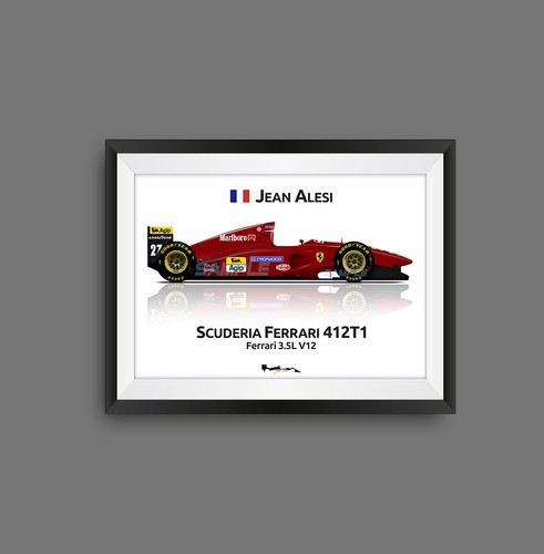 Jean alesi ferrari - alesi, 412t1