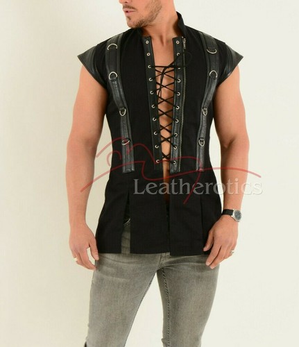 Gothic military vest black - military,
