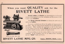 EARLY 1900  AD  rivett LATHE