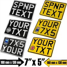 7x5 Show Pressed Number Plate