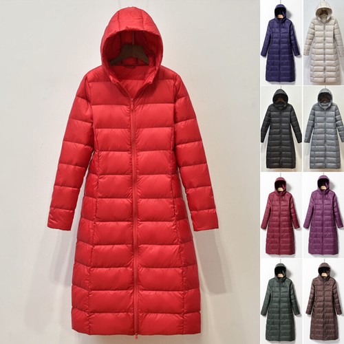 Long women down coat duck - long,