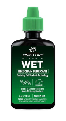 Finish line wet bike lubricant - line,