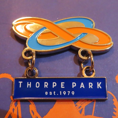 Thorpe park infinity logo pin - park,