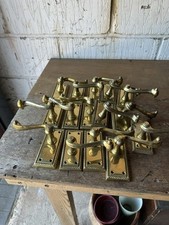 Brass door handles - door, good