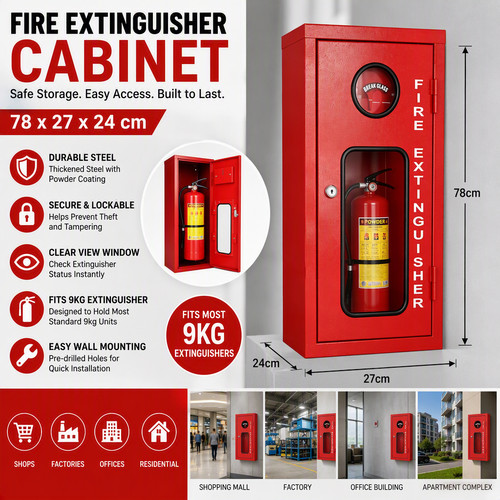 Fire extinguisher cabinet wall - extinguisher,
