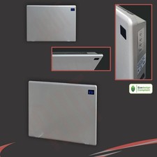Silver Electric Panel Heater 500mm(w) x 400mm(h) NOVA R Slimline Efficent 1000W