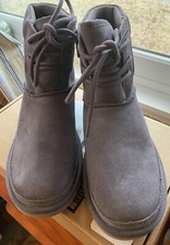 UGG Neumel Hiker Nightfall Womens Gray Suede Ankle Boots Size 9M