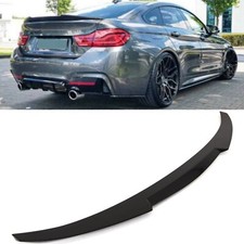 Fits BMW 4 Series F36 Gran Coupe Rear Trunk Boot Lip Spoiler V Style M4 Gloss