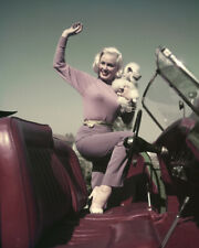 Mamie Van Doren Jaguar Xk-120