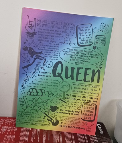 Queen lyrics music artwork - queen,