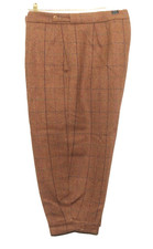 GREAT TAILORED TWEED WOOL SHOOTING BREEKS PLUS FOUR 34"W 20"L BROWN