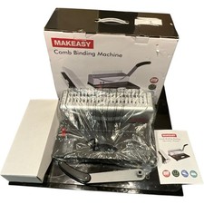 MAKEASY A4 Manual Comb Binding Machine | 12 Sheet Punch 450 Page Binder