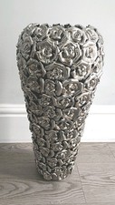 Kare Design Large Decorative Vase Multi Chrome Glaze Made Of Stoneware
