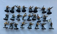 Warhammer 40k, 24x Catachan Jungle Fighters set of Plastic Miniatures Catachans