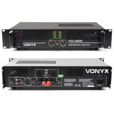 Vonyx VXA-1500 MKII 1500W PA Power Amplifier - Professional Audio System