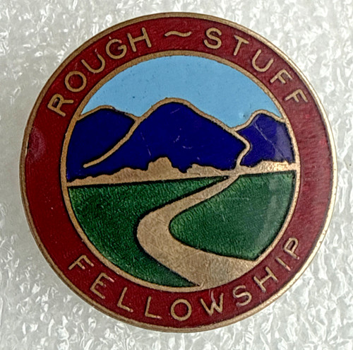 Vintage cycling enamel - badge,
