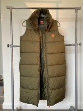 Toggi Ladies Longline puffer gillet Khaki sz 8 RRP £89.99