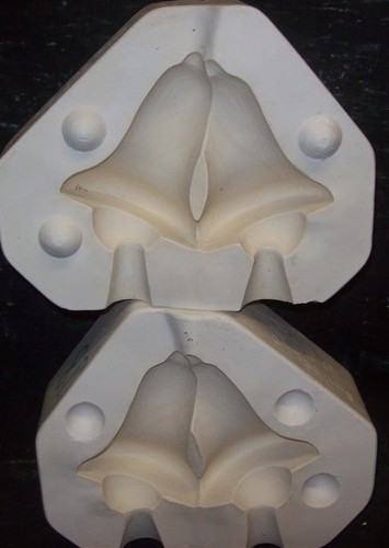 Ceramic mold molds - ceramic, pair