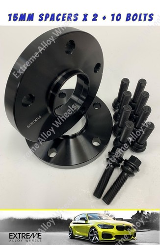 Black wheel spacers 15mm - wheel, fit