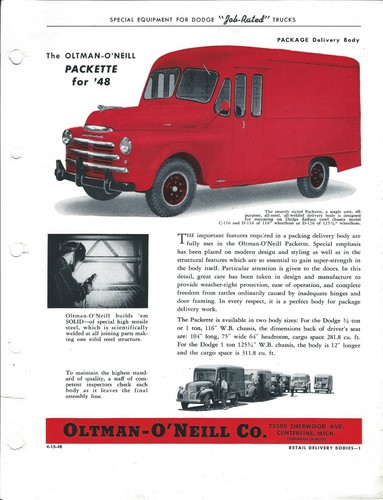 Truck data sheet - truck,