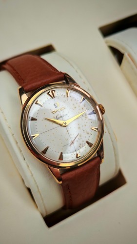 Solid gold omega geneve 1958 - gold,