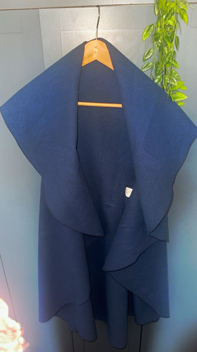 Women navy wool blend open - women’s,